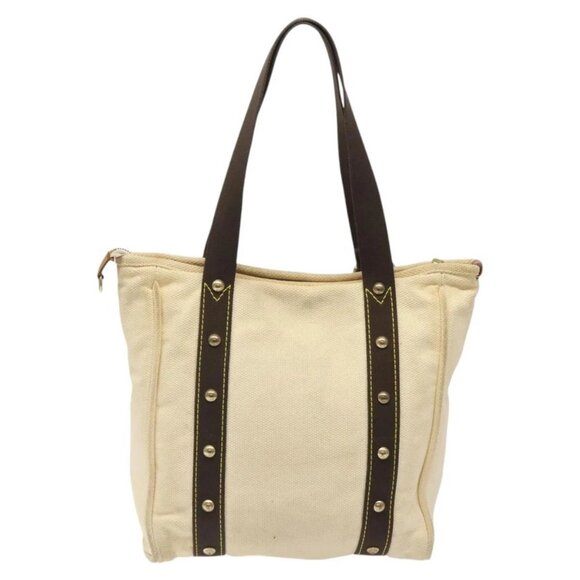 LOUIS VUITTON Cabas MM Antigua Tote Bag Brown Beige M40036 LV Auth hk2632 - Picture 2 of 16